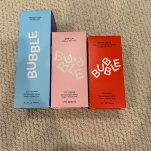 Bubble Skincare Trio Set